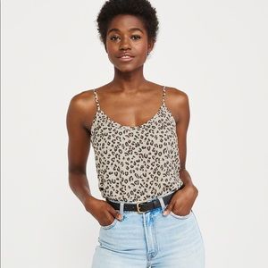 Leopard Ruffle Camisole